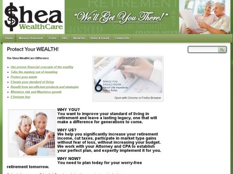 Shea Wealth Care Retirement Planning