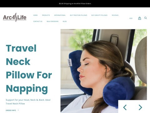 Neck Pillow for better sleep, posture, and pain relief.