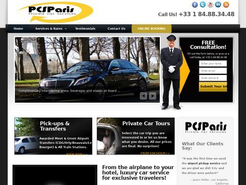 Private Car Service Paris