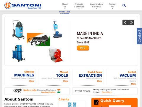 Car Washing equipment Santoni India