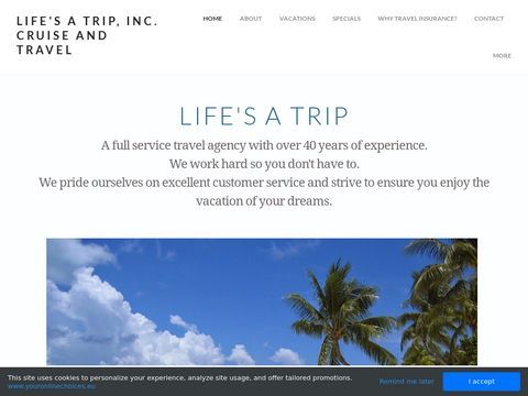 Lifes A Trip, Inc. Cruise and Travel