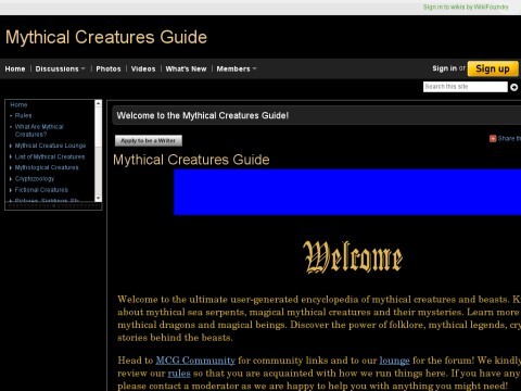 Mythical Creatures Guide