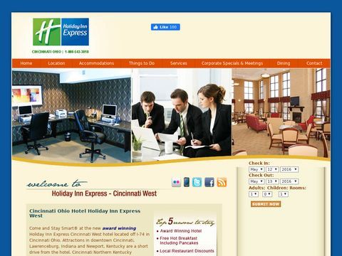 Cincinnati Ohio Hotel - Holiday Inn Express Cincinnati West