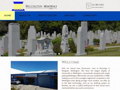 Wellington Memorials, NZ | Monumental Works, Mason | Headstone, Plaque, Granite, Tombstone