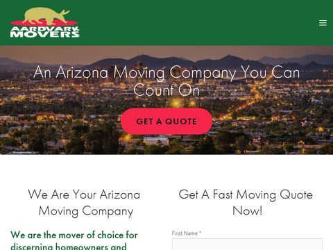 Arizona Movers | Moving Companies | Phoenix Movers - Aardvark