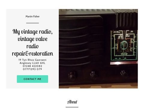 my vintage radio