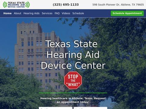 Texas State Hearing Aid Device Center | Abilene, TX