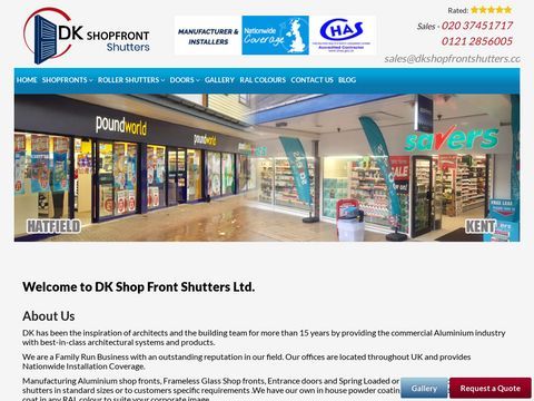 Shop Front Manufacturer In Cardiff