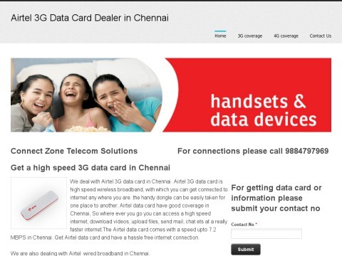 Airtel 3G datacard dealer in Chennai