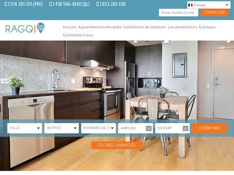 Furnished Apartments for rent in Quebec City, Montreal, etc.