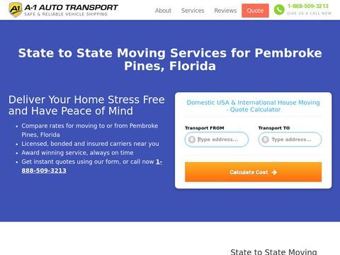 Moving Services Pembroke Pines
