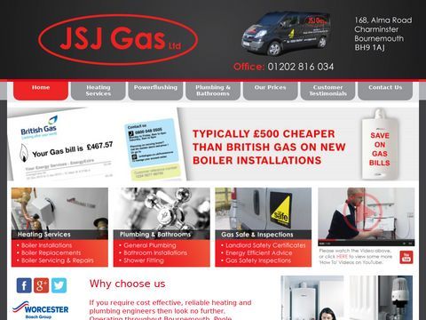 Gas Boilers & Central Heating - Bournemouth