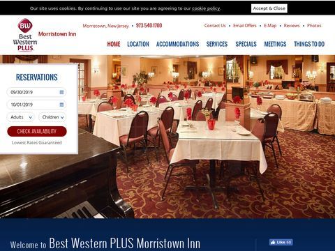 Morristown New Jersey Hotel – Best Western Morristown Inn