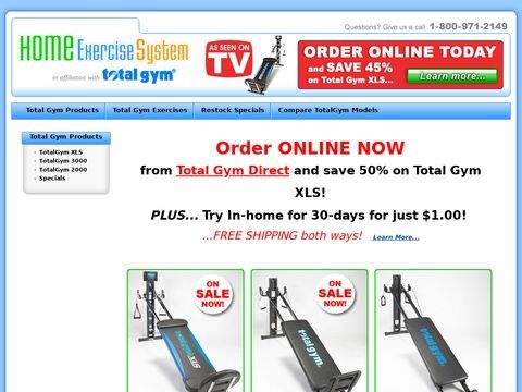 Home Exercise System Total Gym