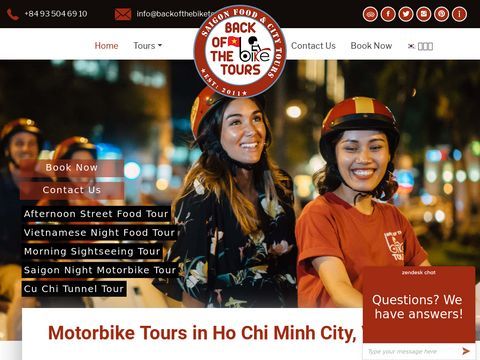 Back of the Bike Tours - Ho Chi Minh Food and City Tours