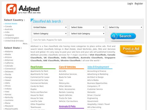 Online Classifieds | Post Free Ads | Classified Ads United States