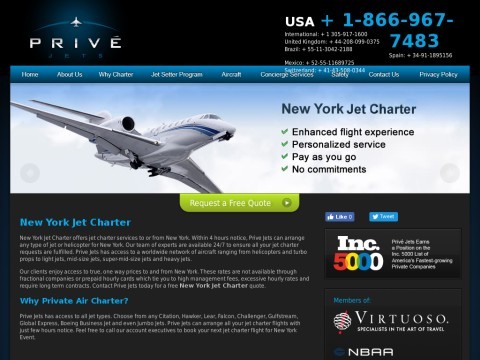 New York Jet Charter