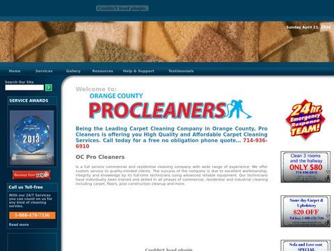 OC Pro Cleaners #1 Carpet and Upholstery Cleaning in Orange County