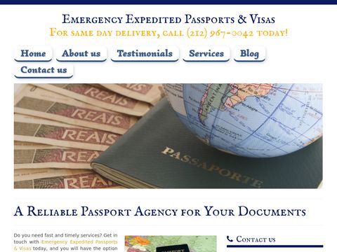 Emergency Expedited Passports & Visas