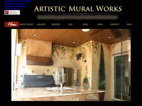 Awesome murals and faux finishes