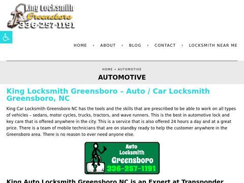 King Locksmith Greensboro - Auto / Car Locksmith Greensboro, NC