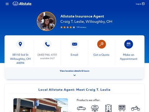 Allstate | Car Insurance in Willoughby, OH - Craig T. Leslie