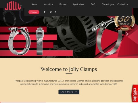 Clamps & Clips Manufacturer | Coupling Distributor - Jolly Clamps