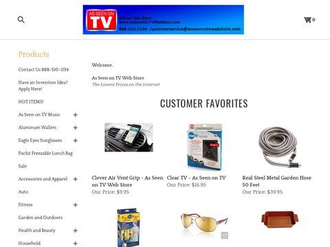 As Seen on TV Web Store | Best Deals on As Seen on TV