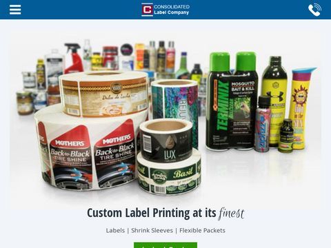 Custom Printed Labels for Food, Bottles, and Candles - Consolidated Label