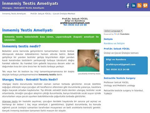 İnmemiş Testis Ameliyatı