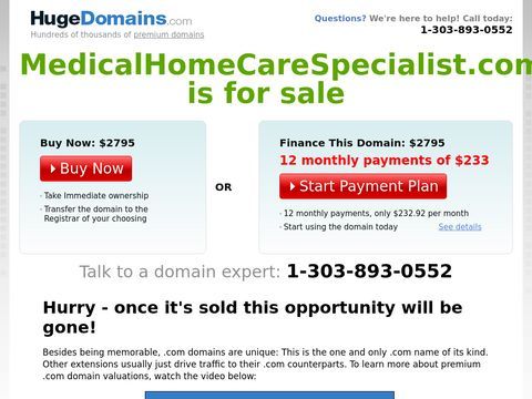 Medical Home Care Specialist