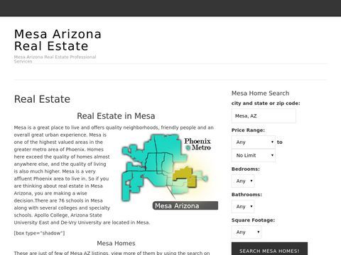 Real Estate in Mesa 