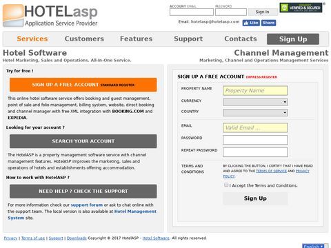 Hotel Software - Hotel Reservation Software - Free Application Service Provider - Hotel Management System