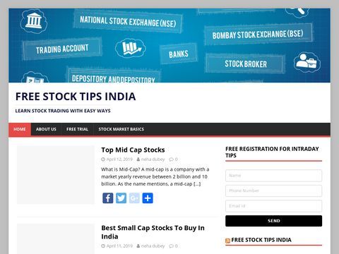 Free Stock Tips India| Share Market Trading Tips| Nifty Calls| NSE BSE Live
