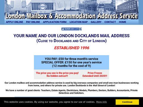 London Mailbox And Mailing Accommodation Address Service