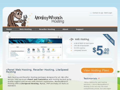 MonkeyWrench Hosting