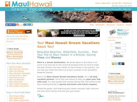 Maui Hawaii Dream Vacations