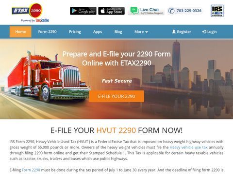 Pay Form 2290 Online