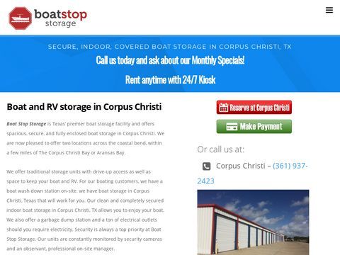 Boat Stop Storage Corpus Christi