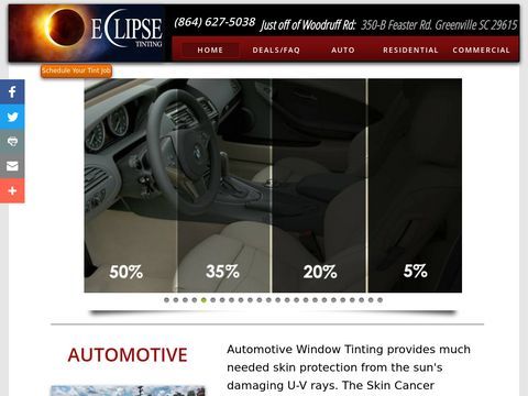 Eclipse Window Tinting Greenville SC