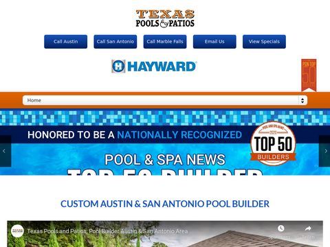 Austin Pool Builder|San Antonio Pool Companies|In Ground Pool Builder