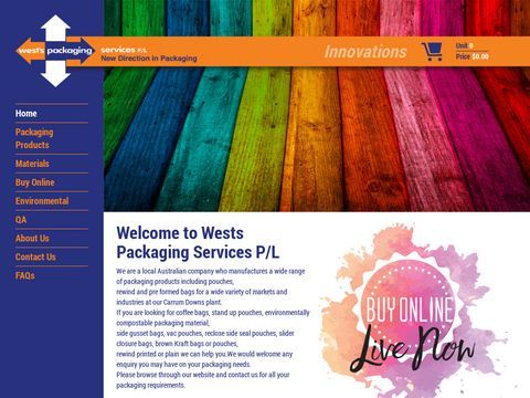 Wests Packaging Services |Stand up pouches,food packaging,coffee bags