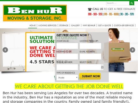 Ben Hur moving and storage