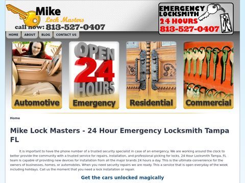 123 Tampa Emergency Locksmith