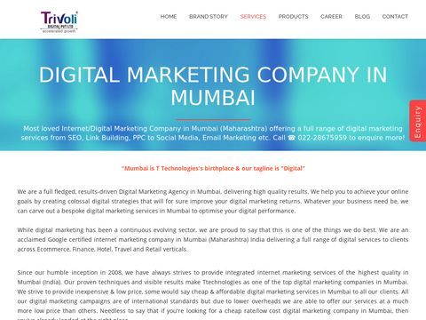 Web Design & SEO Company in Mumbai - T Technologies®