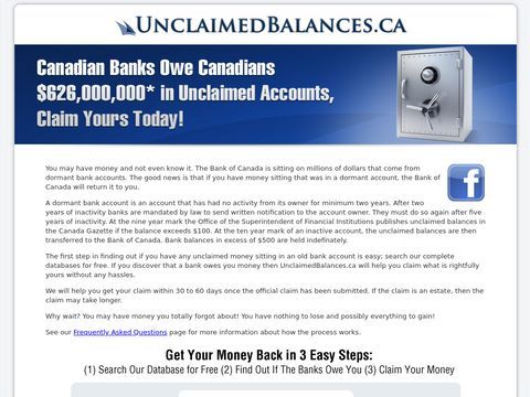 Unclaimed Money Canada