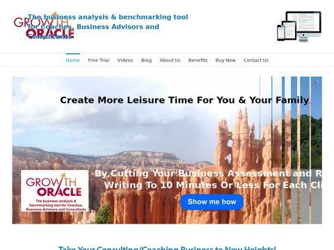 GrowthOracle: Business Analysis & Benchmarking Software