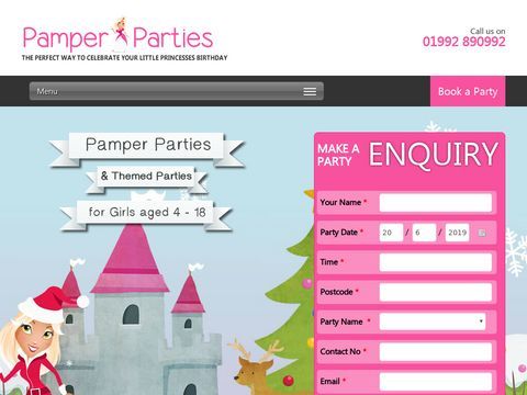 Girls Pamper Parties - Makeover Parties - Princess Parties