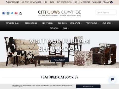 Cowhide Rugs | Reindeer Hides | Cowskin Rugs | Animal Print Rugs | City Cows