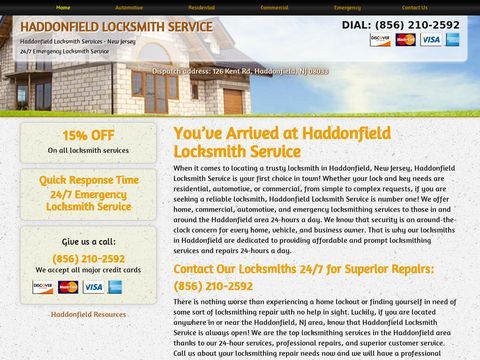 Haddonfield Locksmith Service